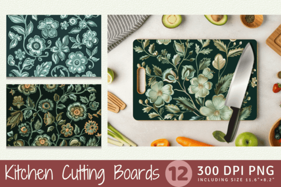 Dusty Green Floral Embroidery Design Review