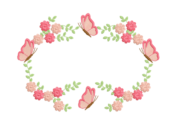 Review: Butterfly and Floral Wreath for Embroidery