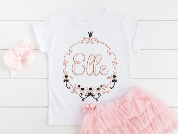 Review: Floral Monogram Frame for Boutique Apparel