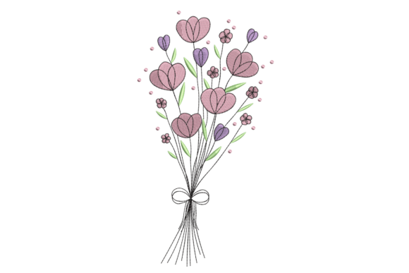 Review: Heart-Petal Flower Bouquet with Bow Design