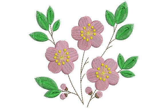 Reviewing Cherry Blossom Embroidery Design for Etsy Shops