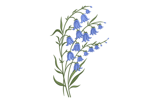 Reviewing the Bluebell Wildflower Embroidery Design