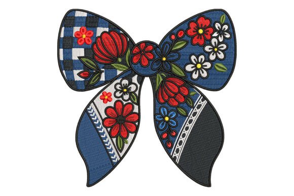 Reviewing the Floral Folk Bow Embroidery Design
