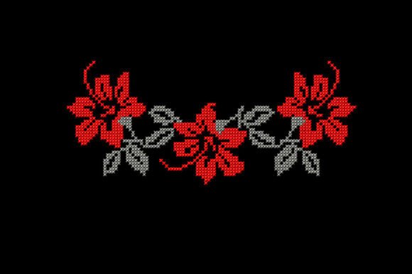 Reviewing the Flowers Neckline Embroidery Design